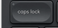Caps Lock Keičiamas klavišas Logitech MX Keys