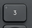 Bluetooth 3 Πλήκτρο αντικατάστασης Logitech MX Keys