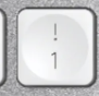 1 / ! Ersatztaste Logitech MX Keys