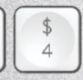 4 / $ Ersatztaste Logitech MX Keys