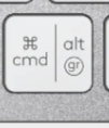 Cmd / Alt Gr Nadomestna tipka Logitech MX Keys