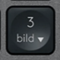 3 (Num) Nadomestna tipka QWERTZ (DE) Črna Logitech MX Keys