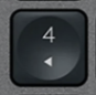 4 (Num) Nadomestna tipka QWERTZ (DE) Črna Logitech MX Keys