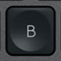 B Nadomestna tipka QWERTZ (DE) Črna Logitech MX Keys