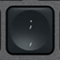 , / ; Nadomestna tipka QWERTZ (DE) Črna Logitech MX Keys