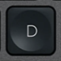 D Nadomestna tipka QWERTZ (DE) Črna Logitech MX Keys