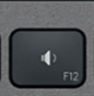 F12 Nadomestna tipka QWERTZ (DE) Črna Logitech MX Keys