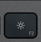 F2 Nadomestna tipka QWERTZ (DE) Črna Logitech MX Keys