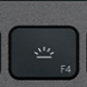 F4 Nadomestna tipka QWERTZ (DE) Črna Logitech MX Keys