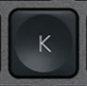 K Nadomestna tipka QWERTZ (DE) Črna Logitech MX Keys