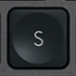 S Nadomestna tipka QWERTZ (DE) Črna Logitech MX Keys
