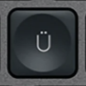 Ü Nadomestna tipka QWERTZ (DE) Črna Logitech MX Keys