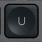 U Nadomestna tipka QWERTZ (DE) Črna Logitech MX Keys