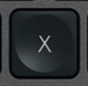 X Nadomestna tipka QWERTZ (DE) Črna Logitech MX Keys