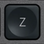 Z Nadomestna tipka QWERTZ (DE) Črna Logitech MX Keys