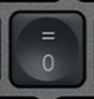 0 / = Tecla de repuesto QWERTY (ES) Negro Logitech MX Keys