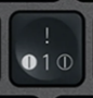 1 / ! Tecla de repuesto QWERTY (ES) Negro Logitech MX Keys