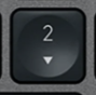 2 (Num) Tecla de repuesto QWERTY (ES) Negro Logitech MX Keys