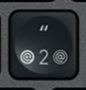 2 / " Tecla de repuesto QWERTY (ES) Negro Logitech MX Keys