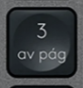 3 (Num) Tecla de repuesto QWERTY (ES) Negro Logitech MX Keys
