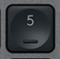 5 (Num) Tecla de repuesto QWERTY (ES) Negro Logitech MX Keys
