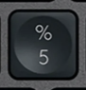 5 / % Tecla de repuesto QWERTY (ES) Negro Logitech MX Keys