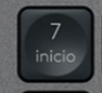 7 (Num) Tecla de repuesto QWERTY (ES) Negro Logitech MX Keys