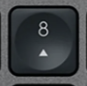 8 (Num) Tecla de repuesto QWERTY (ES) Negro Logitech MX Keys