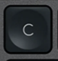 C Tecla de repuesto QWERTY (ES) Negro Logitech MX Keys