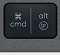 Alt Gr (R) Tecla de repuesto QWERTY (ES) Negro Logitech MX Keys