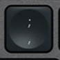 , / ; Tecla de repuesto QWERTY (ES) Negro Logitech MX Keys
