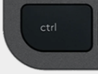 Ctrl Tecla de repuesto QWERTY (ES) Negro Logitech MX Keys