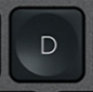 D Tecla de repuesto QWERTY (ES) Negro Logitech MX Keys