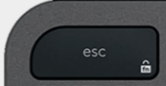 Esc Tecla de repuesto QWERTY (ES) Negro Logitech MX Keys