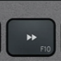 F10 Tecla de repuesto QWERTY (ES) Negro Logitech MX Keys