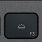 F3 Tecla de repuesto QWERTY (ES) Negro Logitech MX Keys