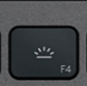 F4 Tecla de repuesto QWERTY (ES) Negro Logitech MX Keys