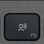 F5 Tecla de repuesto QWERTY (ES) Negro Logitech MX Keys