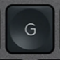 G Tecla de repuesto QWERTY (ES) Negro Logitech MX Keys
