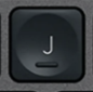 J Tecla de repuesto QWERTY (ES) Negro Logitech MX Keys