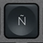 Ñ Tecla de repuesto QWERTY (ES) Negro Logitech MX Keys