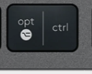 Opt / Ctrl (R) Tecla de repuesto QWERTY (ES) Negro Logitech MX Keys