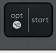 Opt / Start (L) Tecla de repuesto QWERTY (ES) Negro Logitech MX Keys