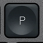 P Tecla de repuesto QWERTY (ES) Negro Logitech MX Keys