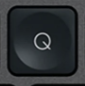 Q Tecla de repuesto QWERTY (ES) Negro Logitech MX Keys
