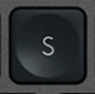 S Tecla de repuesto QWERTY (ES) Negro Logitech MX Keys