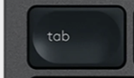 Tab Tecla de repuesto QWERTY (ES) Negro Logitech MX Keys