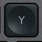 Y Tecla de repuesto QWERTY (ES) Negro Logitech MX Keys