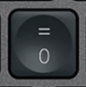 0 / = Tasto di ricambio QWERTY (IT) Nero Logitech MX Keys