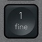 1 (Num) Tasto di ricambio QWERTY (IT) Nero Logitech MX Keys